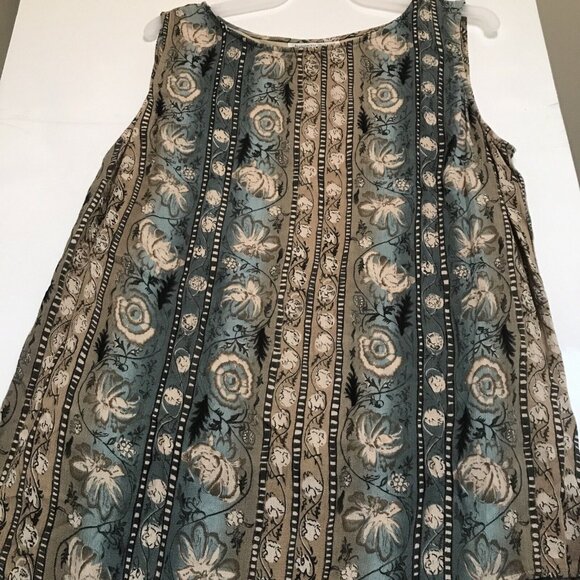 Appropriate Behavior  Womens Size 12 Sleeveless Floral Pattern Maxi Dress - Picture 6 of 7